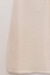 SWAYING 25 Spring/Summer Water Ripple Straight Skirt SW-SW25SS3B06C1-BAI White
